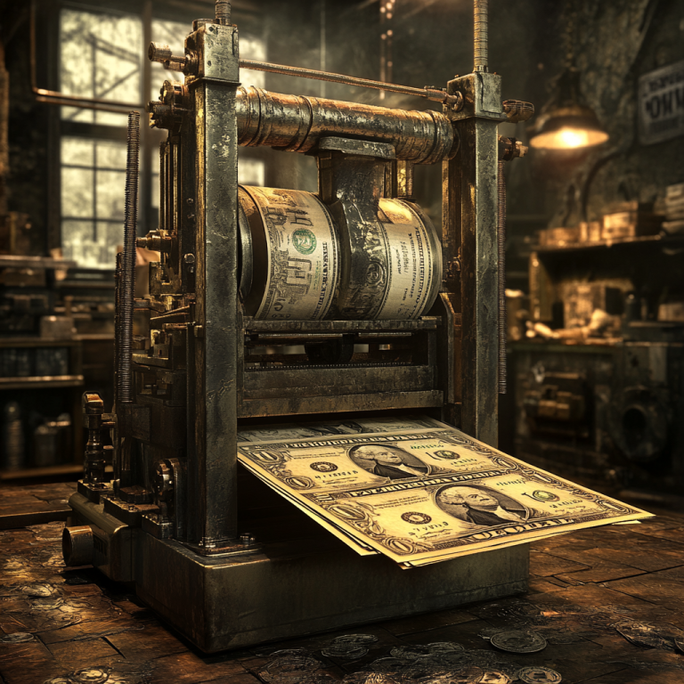 How is new money used to support the economy?