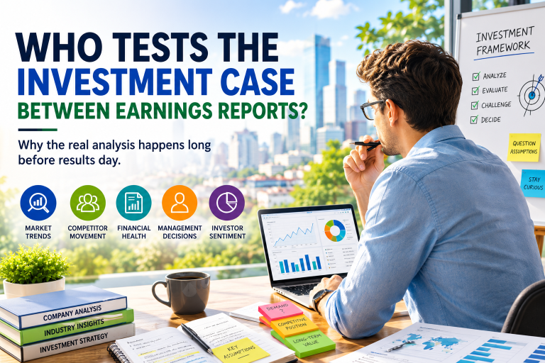 Who Tests the Investment Case Between Earnings Reports?